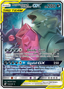 Mega Sableye & Tyranitar-GX from Unified Minds