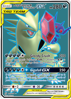 Mega Sableye & Tyranitar-GX from Unified Minds