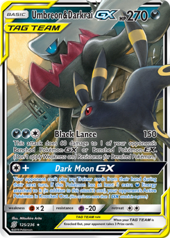 Umbreon & Darkrai-GX from Unified Minds