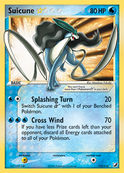 Suicune ★ Pokemon card