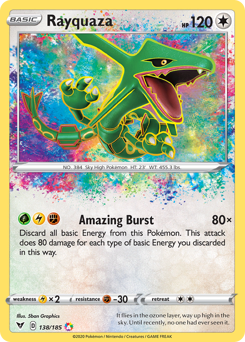 Rayquaza from Vivid Voltage