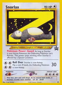 Snorlax from WOTC Promos