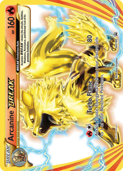 Arcanine BREAK from XY Black Star Promos