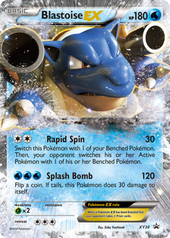 Blastoise-EX from XY Black Star Promos