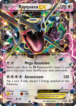 Rayquaza-EX from XY Black Star Promos
